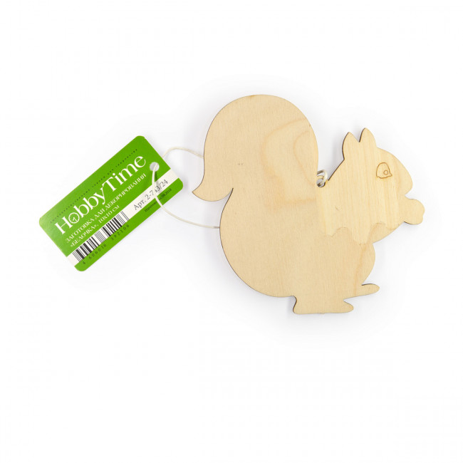 Заготовка 10Х10см для декорирования "Белочка", HT BV/2-743/24 (5)