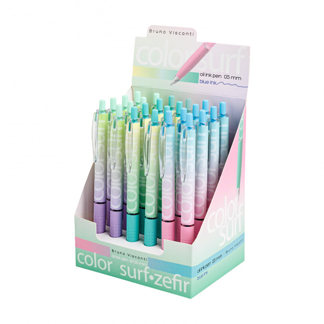 Ручка автоматическая 0,5мм синяя "ColorSurf.Zefiri", BV/20-0407/51 (24) Ручка автоматическая 0,5мм синяя "ColorSurf.Zefiri", BV/20-0407/51 (24)