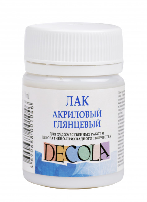 Лак 50мл акриловый глянцевый, Decola Невская палитра/5828920