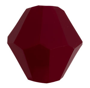 Бусина 4 х 4мм стеклянная, №41 бордовый, 34шт, Zlatka/GBA-01 №41