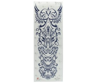 Наклейки Тату GZQB-001 "Узоры" синяя, 1 шт на листе, 46*15.5см (1/100) Наклейки Тату GZQB-001 "Узоры" синяя, 1 шт на листе, 46*15.5см (1/100)