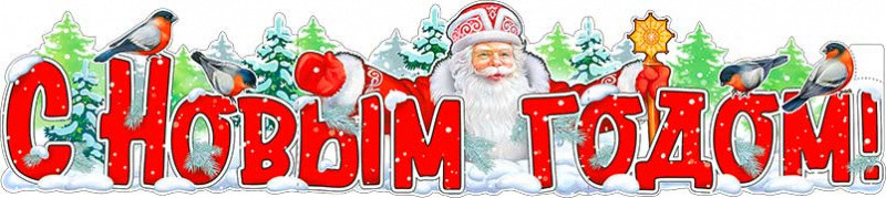 Плакат "С Новым годом!" р-12 (10)
