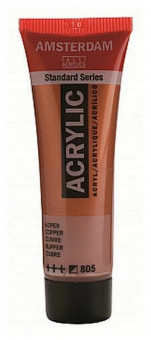 Краска акриловая Amsterdam туба 20мл №805 Медный