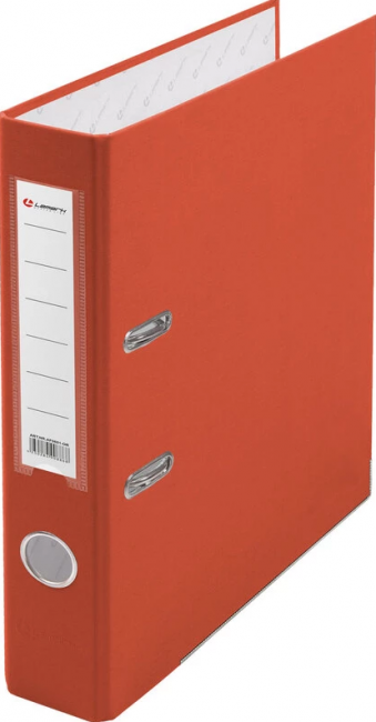 Папка-регистратор PP 50мм оранжевый, металл.окантовка, карман, собранный.Lamark (42) Папка-регистратор PP 50мм оранжевый, металл.окантовка, карман, собранный.Lamark (42)