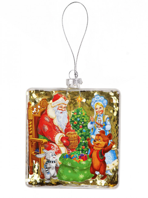 Новогоднее подвесное украшение Фляжка "Все за подарками!", MILAND/НУ-3316