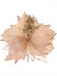 Новогоднее украшение рождественский цветок "Цвет шампань", 24см, шампань, MILAND/НУ-3993