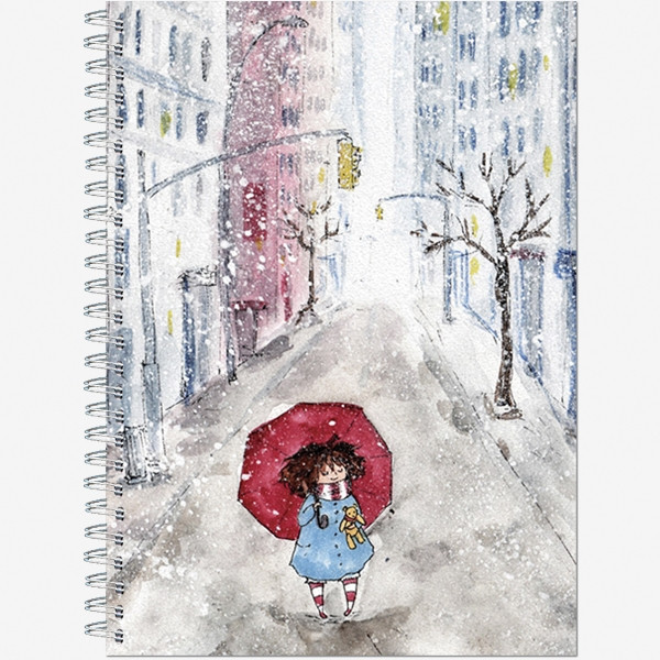 Блокнот-скетчбук А5 60л "Прогулка" гребень, Полином/2819 (10)