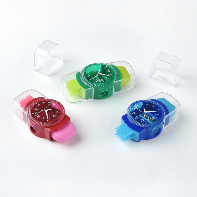 Точилка с контейнером, ластиком и щеткой, 1 отверствие "Manga anime. City", BV/35-0056 (24)