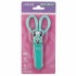 Ножницы 13,5см детские в чехле, пластиковые кольца, мятные, deVENTE (20) Ножницы 13,5см детские в чехле, пластиковые кольца, мятные, deVENTE (20)