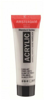 Краска акриловая Amsterdam туба 20мл №817 Белый жемчужный
