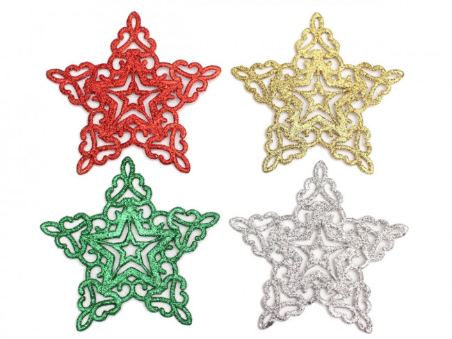 Набор ёлочных подвесок 2 шт "Яркие банты", 9 см MILAND/НУ-3825