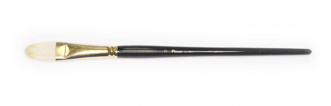 Кисть плоскоовальная N12 "Artists" щетина, длинная ручка, Pinax/117012 Кисть плоскоовальная N12 "Artists" щетина, длинная ручка, Pinax/117012