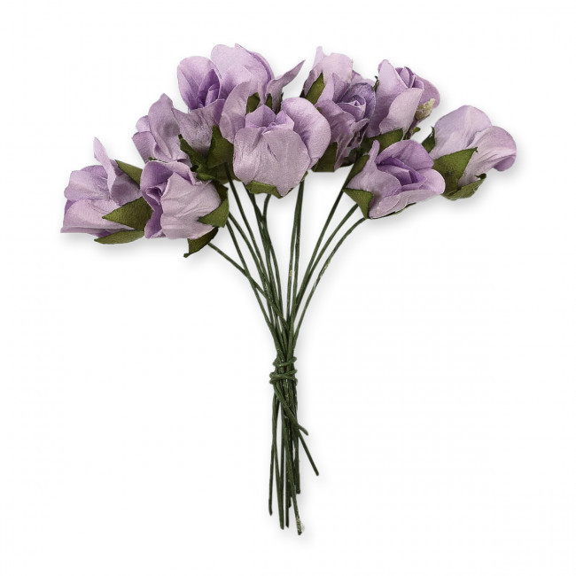 Декоративные элементы "Цветы", 12шт, Предрассветный туман - св.сиреневый, Mr.Painter/PFE-20 33