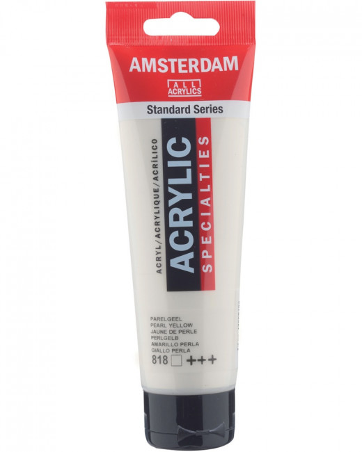 Краска акриловая Amsterdam туба 20мл №818 Желтый жемчужный