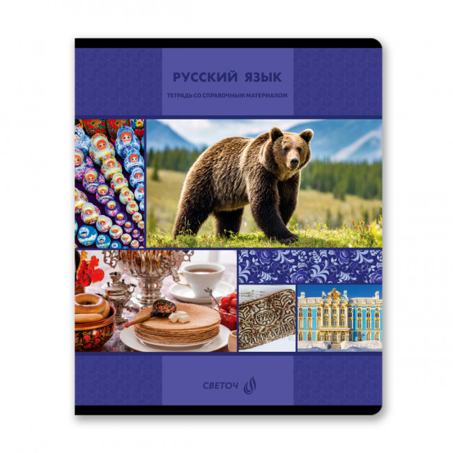 Тетрадь A5 48л линия "Русский язык. Академия наук" скрепка, Светоч/Т138_01279 (10/60) Тетрадь A5 48л линия "Русский язык. Академия наук" скрепка, Светоч/Т138_01279 (10/60)