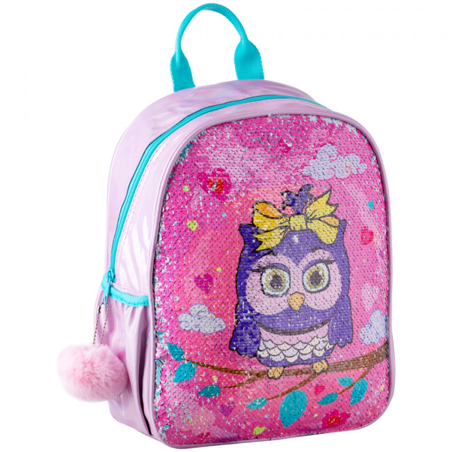 Рюкзак детский с пайетками Berlingo " Совушка" 32,5*23*9см, 1 отделение, 2 кармана Рюкзак детский с пайетками Berlingo " Совушка" 32,5*23*9см, 1 отделение, 2 кармана