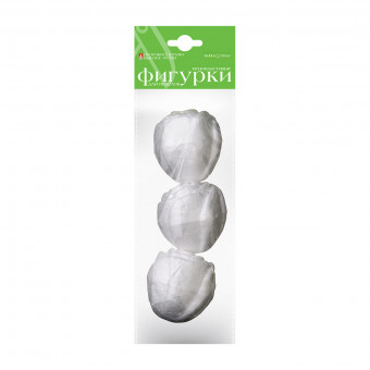 Пенопластовые фигурки 45мм "Розочки", 3шт, BV/2-207/01