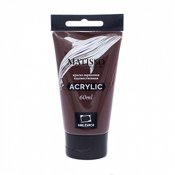 Акриловая краска 60мл "Matisso", марс коричневый, Малевичъ/617112