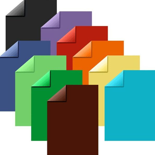 Бумага А3  170 г/м² цветная тонированная в массе, яркие цвета, 10 цв, 10 л, deVENTE (5)