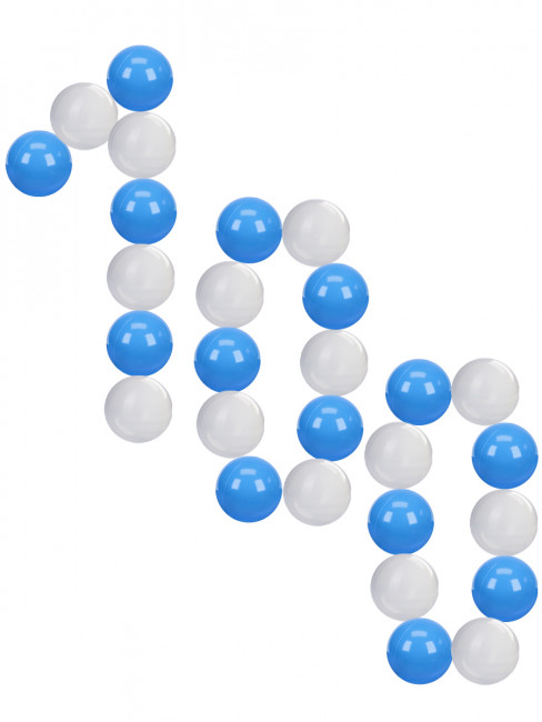 Шарики пластиковые Ø60мм, цветные "Морской" 100шт, Рыжий Кот/И-3637
