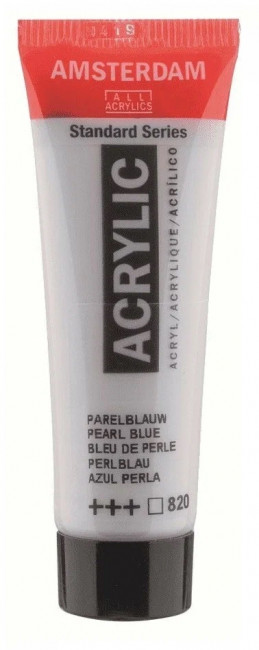 Краска акриловая Amsterdam туба 20мл №820 Синий жемчужный Краска акриловая Amsterdam туба 20мл №820 Синий жемчужный