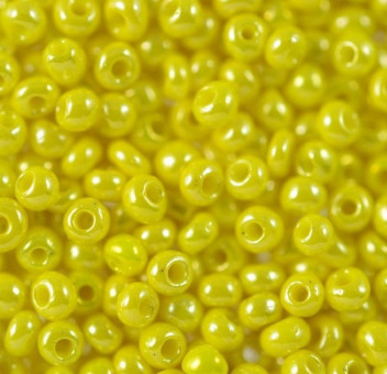 Бисер "ASMAR" размер №8, вес: 450 г, жёлтый перламутровый