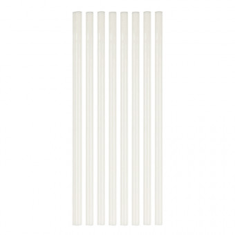 Клеевые стержни d 7.2мм 20см для пистолета ЭВА, белый, 8шт, Micron/GFGC-7