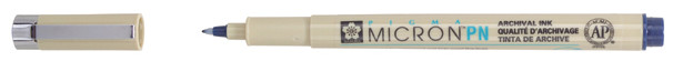 Ручка капиллярная 0.4-0.5мм "Pigma Micron PN", иссиня-черная, SAKURA/XSDK-PN#243 (12)