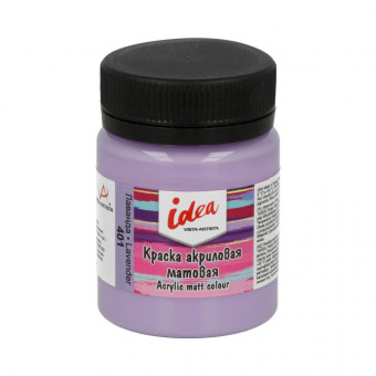 Краска акриловая для декора матовая 50мл 401 Лаванда, idea, VISTA-ARTISTA/ IMA-50 401