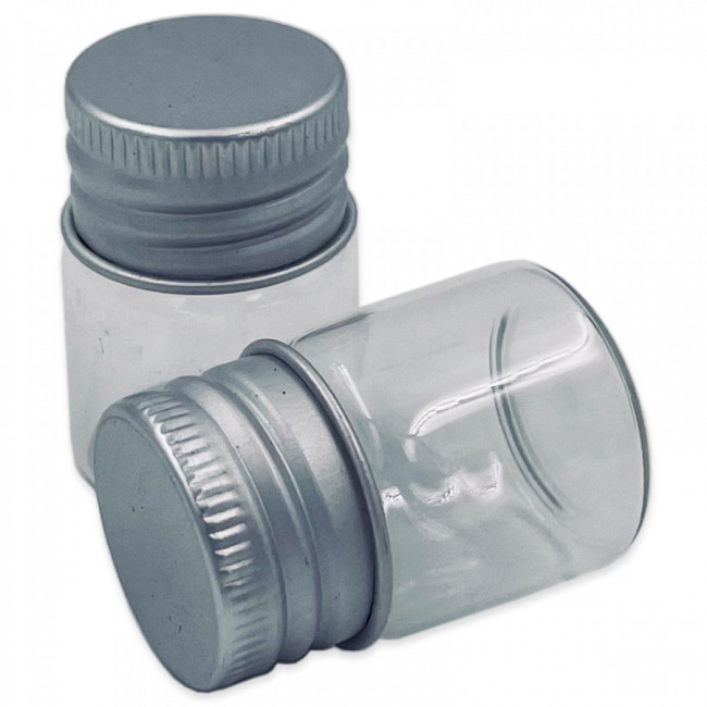 Бутылочка с крышкой 22*30мм арт. 21300 (12)