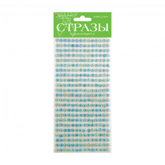 Самоклеящиеся стразы 6мм "Сверкающие", 6цв, №62, BV/2-148/02