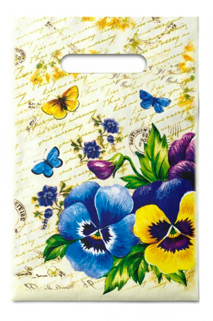 Пакет 20*30 ПВД "Глори" с вырубной ручкой (100/2000) Пакет 20*30 ПВД "Глори" с вырубной ручкой (100/2000)