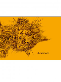 Скетчбук "Кошка". Формат: 180x118 128стр, MyArt Проф-Пресс