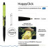 Ручка автоматическая 0,5мм синяя "HappyClick. Avocado style. Rock star", BV/20-0241/62 (24)