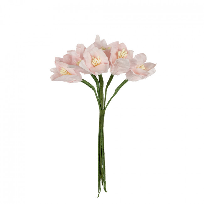 Декоративные элементы "Цветы", 6шт, 06 Садовая лилия- св.розовый, Mr.Painter/PFE-17 06 Декоративные элементы "Цветы", 6шт, 06 Садовая лилия- св.розовый, Mr.Painter/PFE-17 06