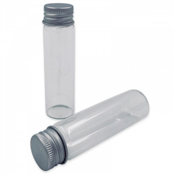 Бутылочка с крышкой 22*80мм арт.21800 (12)