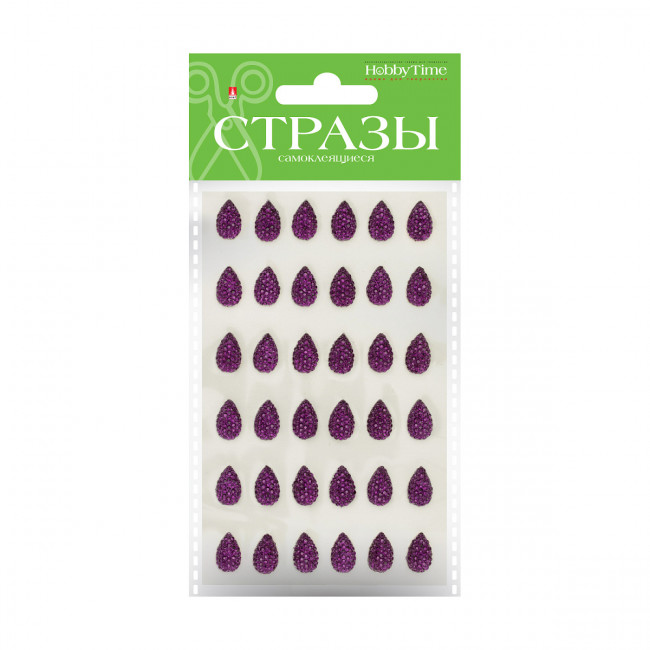 Самоклеящиеся стразы 8*13мм "Капли", 4цв, №90, BV/2-343/08 Самоклеящиеся стразы 8*13мм "Капли", 4цв, №90, BV/2-343/08