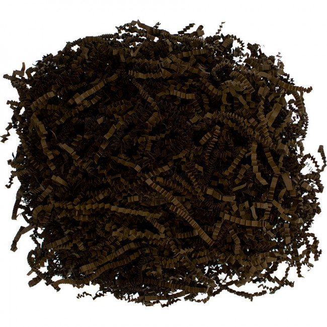 Бумажный наполнитель 50г 3мм, цвет шоколадный, Микрос/Ч153-050