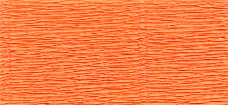 Гофрированная бумага 50см х 2.5м, 180 г/м2, 20/E2 яркий апельсин, Blumentag