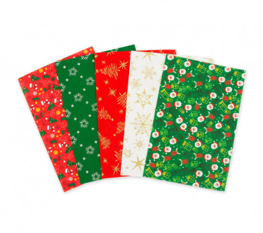 Фетр декоративный 20см х 30см ± 2см 6шт ассорти №1, BLITZ