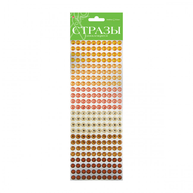 Самоклеящиеся стразы 8мм "Гамма", 4цв, №15, BV/2-126/03 Самоклеящиеся стразы 8мм "Гамма", 4цв, №15, BV/2-126/03