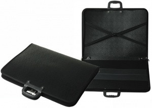 ПАПКА ХУДОЖЕСТВЕННАЯ ПЛАСТИКОВАЯ А2  "ASMAR" С ПЛАСТ. РУЧКАМИ