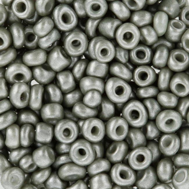 Бисер "Zlatka" GR 08/0 (0961-0979) 10 г №0975 серый