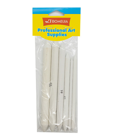 Набор растушевок 6 штук (№1-6) круглые, из бумаги, Intelligent/CK-160 (2/12/600) Набор растушевок 6 штук (№1-6) круглые, из бумаги, Intelligent/CK-160 (2/12/600)