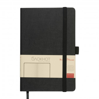Бизнес - блокнот А5 80л линия "City", сшивка, черный, BV/3-698/02 (20)