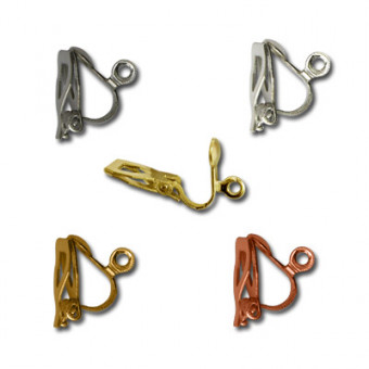 Заготовки для клипс 1,2см №01, никель, 2шт, Zlatka/DC-073/2 №02