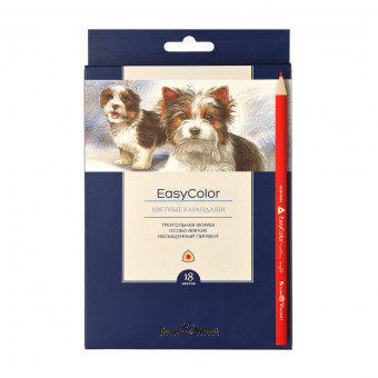 Карандаши цветные 18цв "Easycolor", BV/30-0029 (8)