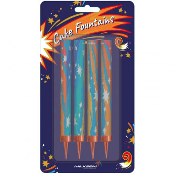 Свечи Фонтан 30-40сек 10-12,5см настольный, 4шт, Микрос/дб004мф