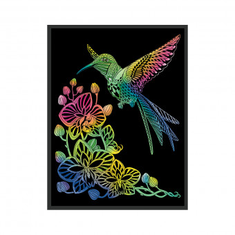 Гравюра 20 x 25,5см "Колибри", Hobbius/SGHM №02