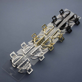 Заколка краб металл(М) 10-87 (12)